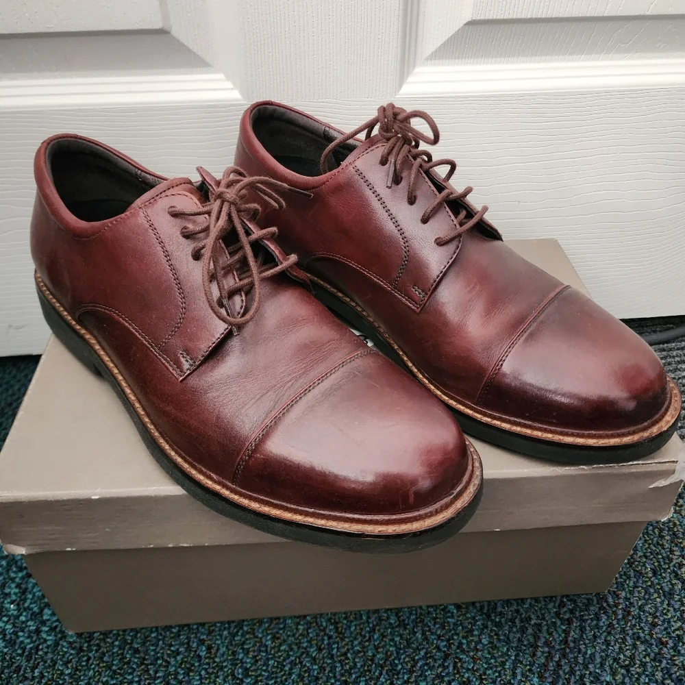 Men's Brown Leather Dress Shoes